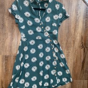 Green Flower Dress